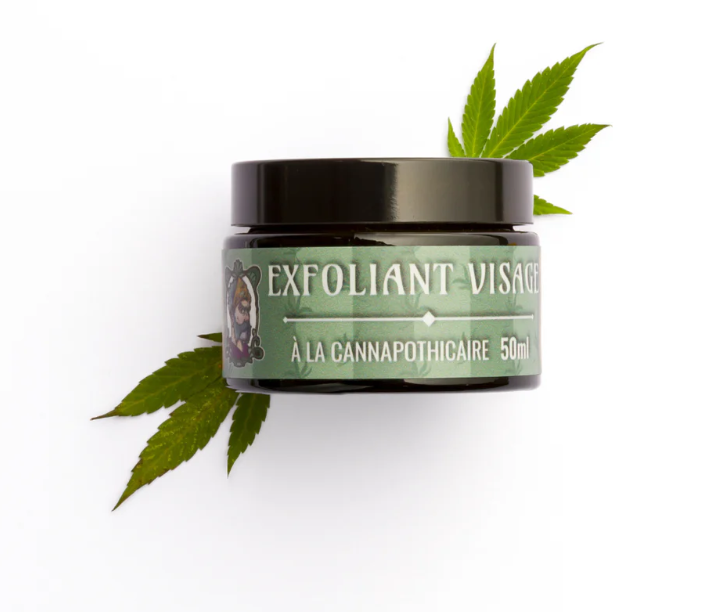 pot exfoliant visage au chanvre