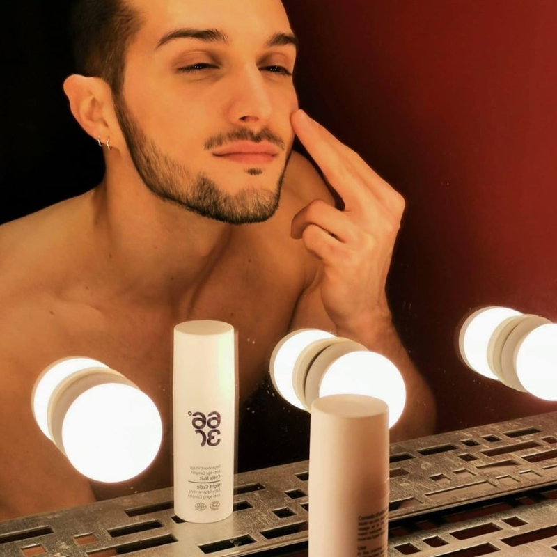 Crème régénérante visage bio anti-âge pour homme - 66°30