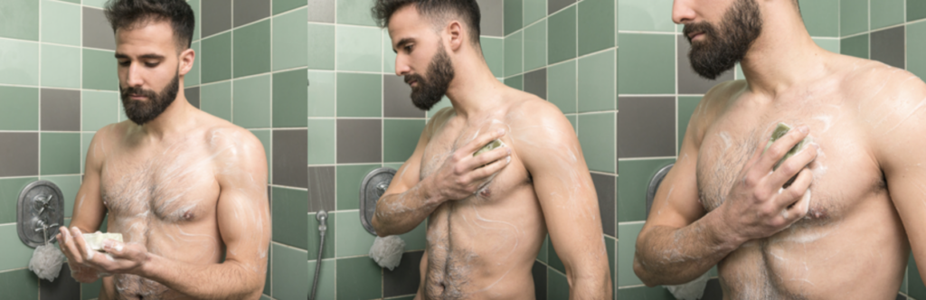 Savon solide pour le corps homme parfum boise 2