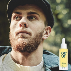 huile à barbe biologique, cosmétique pour homme