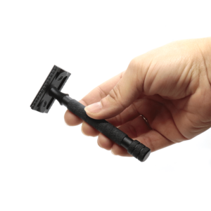 Rasoir de sureté en inox noir