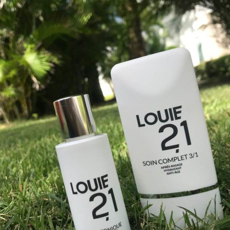 Soin complet bio 3 en 1 après-rasage, parfum citron - Louie21, vue détaillée