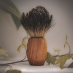 Etui pour rasoir en cuir couleur camel – Image 6