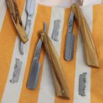 3 shavettes en bois d'olivier